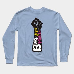 Black Lives Matter Fist Long Sleeve T-Shirt